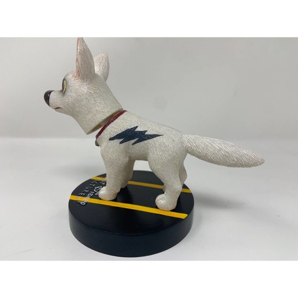 Disney BOLT Super Dog Bobble Head Statue EXCLUSIVE MOVIE REWARD RARE HTF - Picture 4 of 6